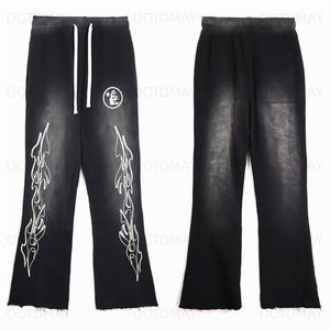 Felpa con cappuccio Hellstar Felpa con cappuccio firmata da uomo e da donna Tute da donna Hellstars American Casual Felpe con altoparlante Pantaloni Set Taglia S-XL q9