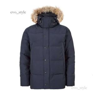 Najlepsza marka Big Wolf Fur Men's Down Parma Winter Jacket Arctic Black Green Red Outdoor Bluies Doudoune Manteau Coats 148