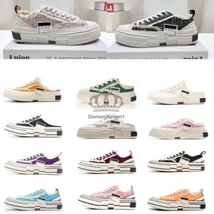 2023xvessel G.O.P. Lows Canvas Mens Mulheres Top Quality Fashion Designer Vessel Tripe S por Piece Speed Rosa Tweed Sapatos Casuais