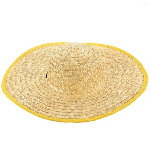 Ball Caps Straw Hats Women Umbrella Adults Decorations Party Sunhat Woven Womens Miss