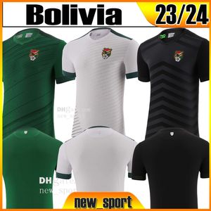 23 24 maglie da calcio boliviane Fans Version casa lontano terza maglia verde bianca nera maglie da calcio top