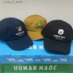 Ball Caps 2023 Human Made Baseball Cap Men Women 1 1 High Quality Embroidered Human Made Hats Adjustable Solid Caps T231208