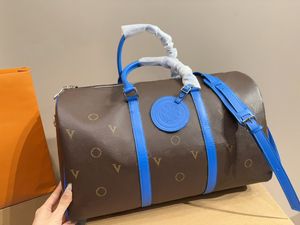 Üst lüks el çantası tasarımcısı Keepall büyük kapasiteli seyahat çantası unisex el çantası çapraz çanta omuz çantası havaalanı çantası seyahat çantası giyim depolama çantası 45cm