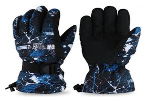 Guanti da sci caldo inverno termico snowboard per uomo antivento impermeabile traspirante sci ciclismo guanto da neve7753355