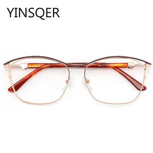 Sunglasses Frames Optical Square Women s Prescription Glasses For Myopia Reading Eyewear Cat Eye Decorative Fake Eyeglasses Clear 231208