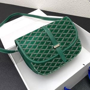 Men Womens Designer Saddles Bags Crossbody Classic Envelope Leather Handbag Shoulder Go Yard Bag Wallets Casual Fashion Style