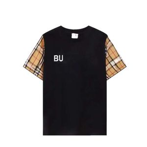 2023 camiseta hombres s diseñador mujeres mujeres para mujer Burberys camisas moda camiseta con letras casual manga corta hombre tee mujer ropa tops 688ss