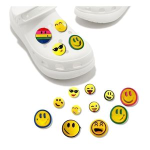 Ayakkabı Parçaları Aksesuarlar Komik Çizgi Film Tulumları İçin Çizgi Sandalet Unisex Dekorasyon Sevimli Jig Partisi Hediye Kırmızı Araba Damlası Teslimat OT3BK