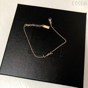 Grazioso bracciale di design da uomo di lusso con lettera d'amore braccialetti in metallo non facile da sbiadire mini ciondolo placcato in oro Bracciale di gioielli designer fo Eujh