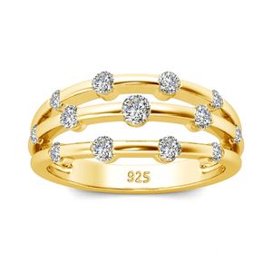 Trauringe, zertifizierte Ringe für Damen, massives 925er-Sterlingsilber, Band, Hochzeitsschmuck, Geschenk für Mädchen, bestanden den Diamanttest 231208