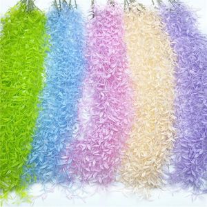 Decorative Flowers Artificial Greenery Hanging Plants Home Decor Vines Leaves Backdrops Birthday Party Patio Indoor Room Flower Decoration