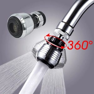 Badrumsvaskkranar 360 Rotera kökskran Vattenbubbler Swivel Head Adapter Spara krankontakt Diffusor Multifunktionellt munstycke