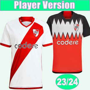 2023 24 River Plate Player Versão Futebol Jerseys M. Borja Perez Palavecino de La Cruz Home Away Camisa de Futebol Uniforme de Manga Curta