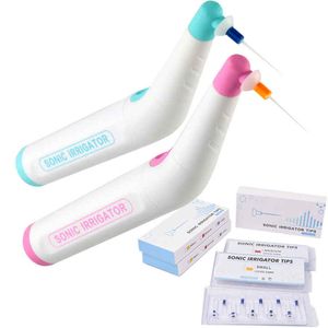 Instrumento dental único botão de pressão sonic irrigador ativador/endo ativador endo para canal raiz com 60 peças dicas