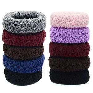 Hair Rubber Bands Hairdressing Tools Black Rubber Band Hair TiesRingsRopes Gum Springs Ponytail Holders Hair Accessories Elastic Hair Band 231208