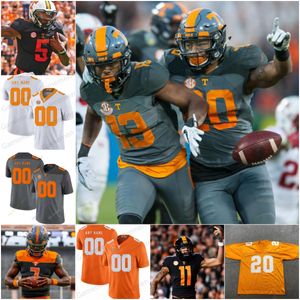 Anpassa Tennessee Volunteers Football Jersey Joe Milton III Bru McCoy Navy Shuler Squirrel White Dont'e Thornton Jr. Jabari Small Dee Williams Mens Women Youth