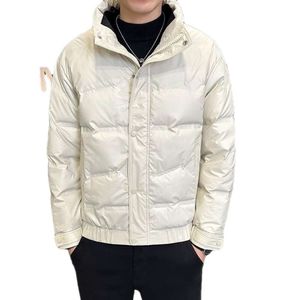 Leichte Daunenjacke für Herren, 2023 Winter, neue koreanische Version, hübscher Trend, vielseitige, verdickte, warme Top-Jacke