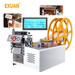 Rope Cutting Machine Automatic Computerized Cold and Hot Zipper Cutting Ribbon Cutting Webbing Machine Elastic Band LCD Screen