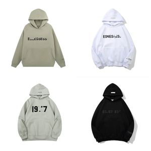 Ess Tasarımcı Hoodies Erkek Hoodies Yüksek Kaliteli Günlük Basılı Yazı Erkekler Rahat Pamuk Kazak Baskılı Yazı Kadın Giysileri