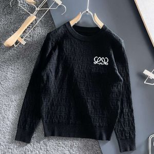 Designer Luxury Loes Classic Luxury Men's and women's knitted round neck cashmere pullover long sleeves match everything