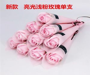 Walentynki Red Roses Bukiet Flower Flower Artificial Rose Girlfriend Walentynki Dail Dift Decor Wedding Fake 8967072