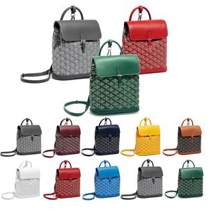 Mulheres Luxurys Mini Mochila Saco de Escola Alpin Mens Bolsa Ombro CrossBodys Satchel Designer Sacos Genuínos Mochilas de Couro Bolsas Sling Clutch Laptop Book Bag