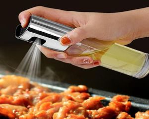 Frascos de armazenamento frascos de vidro garrafa de spray de óleo bomba cozinha dispensador de azeitona gadget ferramenta de cozinha pulverizador pote de aço inoxidável lt4795882