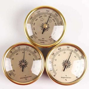 3 Packs Mini Cigar Moisturizing Box Cigarette Barometer Thermometer