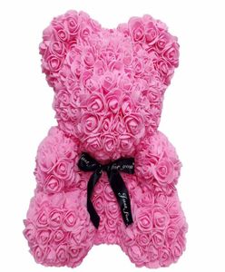 Urso de pelúcia grande personalizado com caixa, luxuoso urso 3d de rosas, flor, presente de natal, dia dos namorados, 491 r24329857