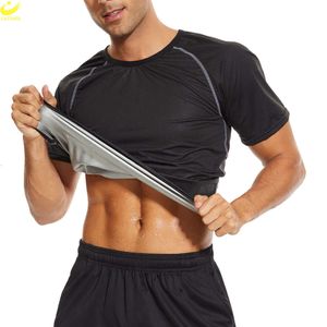 Sauna für Männer, Schweißkompression, Body Shaper, Gewichtsverlust, Workout, Tanktops, Taillentrainer, Schlankheitshemd