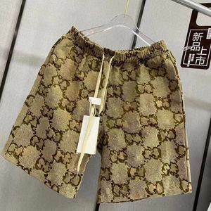 24SS Nowy projekt mody męskiej designer jacquard dżinsy męskie DWA LITA Casual Letter Pants Khaki Sport Shorts Szorty kobiety