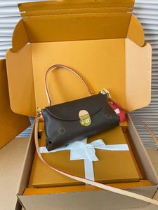 Top luksusowy projektant torebek klasyczny starość złota tarcza pod pachami damska luksusowa torebka torba na ramię Crossbody torebka 25 cm