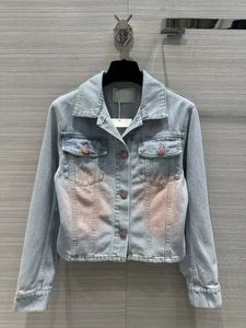 Chan Jean New Womens Coatジャケットデニム女性デザイナー服ファッションカウボーイカーディガンギフト