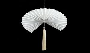Party Favor Chinese Red Paper Folding Fan Wall Decoration Hanging Package Large Printed Gift Folded Decorative Fans146859424306697
