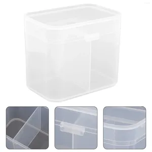 Nail Gel 2 Pcs Storage Box Polish Holder Cotton Pad Makeup Organizer Cosmetics Case Japanese Dispenser Plastic