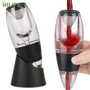 Vingglasögon Snabb soberande professionell för barfestkök Wine Decanter Pourer med filter och basröd vin Whisky Auerator Dispenser 231208