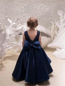 Girl Dresses Orchid Sleeveless Gauze Lace Back First Communion Kids Surprise Birthday PresentFlower Dress Princess Ball