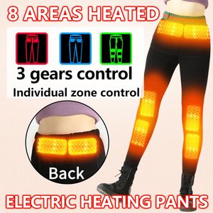 Jeans da donna Sport invernali all'aria aperta pantaloni caldi uomo donna riscaldamento elettrico ricarica USB abbigliamento più velluto spesso casual riscaldato 231207