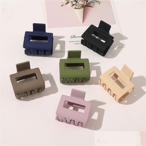 Clip per capelli barrette piccole 1,9 pollici Corea artigli clip di granchio artigli coda di cavallo panoramici Accessori per copricapo da bagno per donne ragazze dro dhxg8