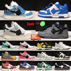 2024 Out Of Office Trainers Mens Womens Sneakers Casual Shoes Black White Purple Ice Blue Gym Red Royal Grey Fog Flat Sole Work Walking Designer Luxury Sports shoe