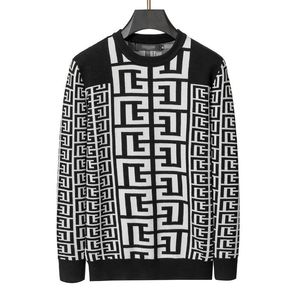 BL2024 men designer sweater luxury pullover slim fit long sleeve stripes autumn winter mens sweater