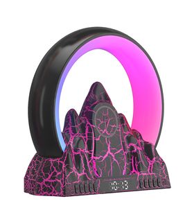 2024 Bluetooth Live Light Supplement Mobile Phone Holder Desktop Circular Light Wireless Charging Speaker