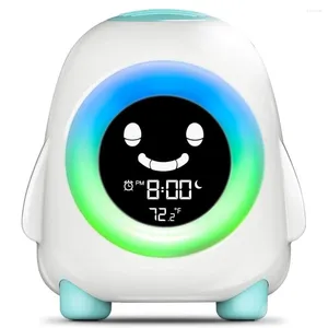 Clocks Accessories Kids Alarm Clock For Ready To Wake Up Sleep Trainer Colorful Night Light Nap Timer