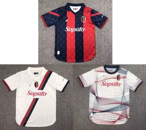 23 24 T-shirt da uomo Bologna F.C Estate per il tempo libero sport tessuto traspirante Distintivo ricamo sport casual all'aria aperta Camicia professionale