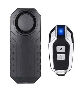 Bike Locks Wireless Remote Control Alarm Motorcycle Security 113dB Waterproof Anti Lost Remind Vibration Sensor7403734