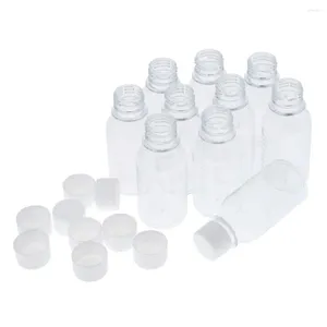 Makeupborstar 10st tomma kosmetiska behållare plastflaskflaskor för resor 100/150 ml