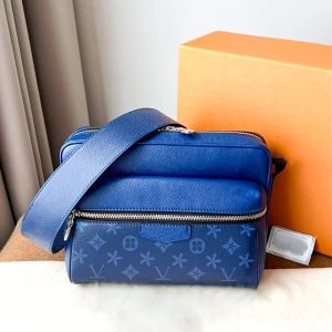 M30830 M69443 трио на открытом воздухе Crossbody Дизайнерская сумка Мужской кошелек Сумка из натуральной кожи Мужская сумка через плечо Женская роскошная сумка спортивный клатч Черные дорожные сумки-мессенджеры