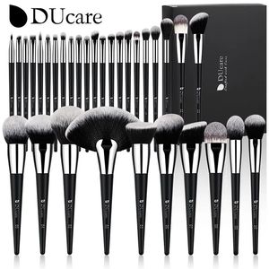 Makeup Brushes DUcare Professional Makeup Brush Set 10-32Pc Brushes Makeup Kit Synthetic Hair Foundation Power Eyeshadows Blending Beauty Tools 231202