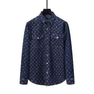 Marke Baumwolle Denim Hemd Männer Langarm Qualität Cowboy Shirts für Männer Casual Slim Fit Herren Designer Kleidung