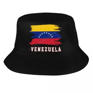 Berretti Cappelli a secchiello Bandiera del Venezuela Fantastici tifosi venezuelani Parasole Berretti da pescatore estivi all'aperto Cappello da pesca